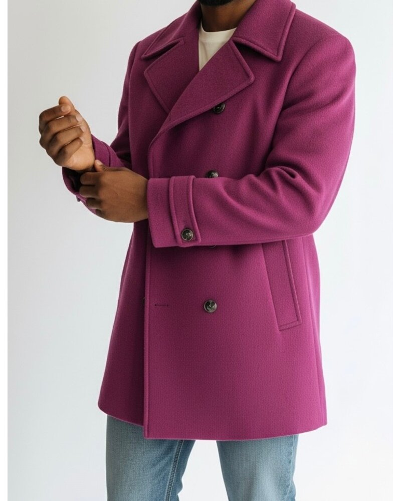 Cigar Cigar Double Breasted Peacoat