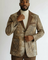 Luca Croc Embossed & Pony Blazer