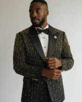 Barabas Barabas Rain Rhinestone Blazer