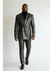 Barabas Barbabas D/B Faux Leather Stripe Suit