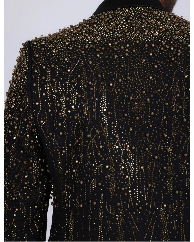 Barabas Barabas Rain Rhinestone Blazer
