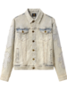 Barocco Sanctum Cross Stone Denim Jacket