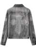 Barocco Sanctum Cross Stone Denim Jacket