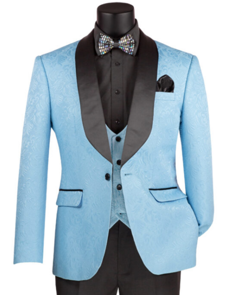 Vinci Jacquard Slim Fit Suit