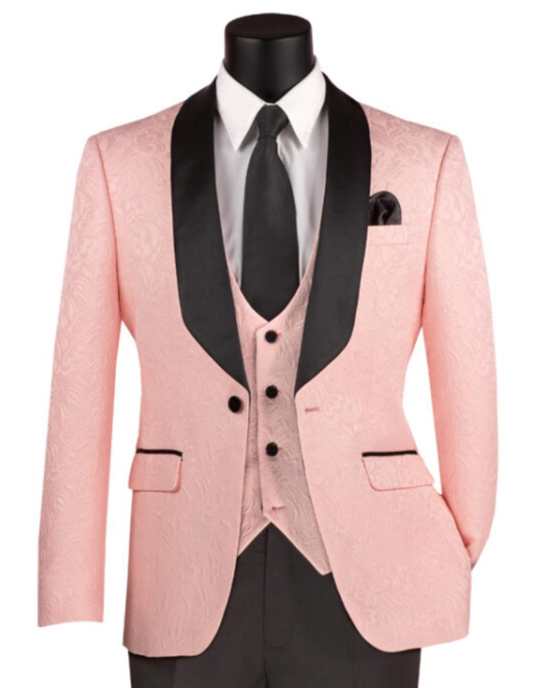 Vinci Jacquard Slim Fit Suit