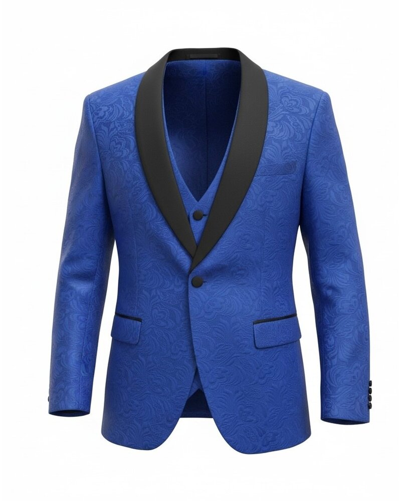 Vinci Jacquard Slim Fit Suit