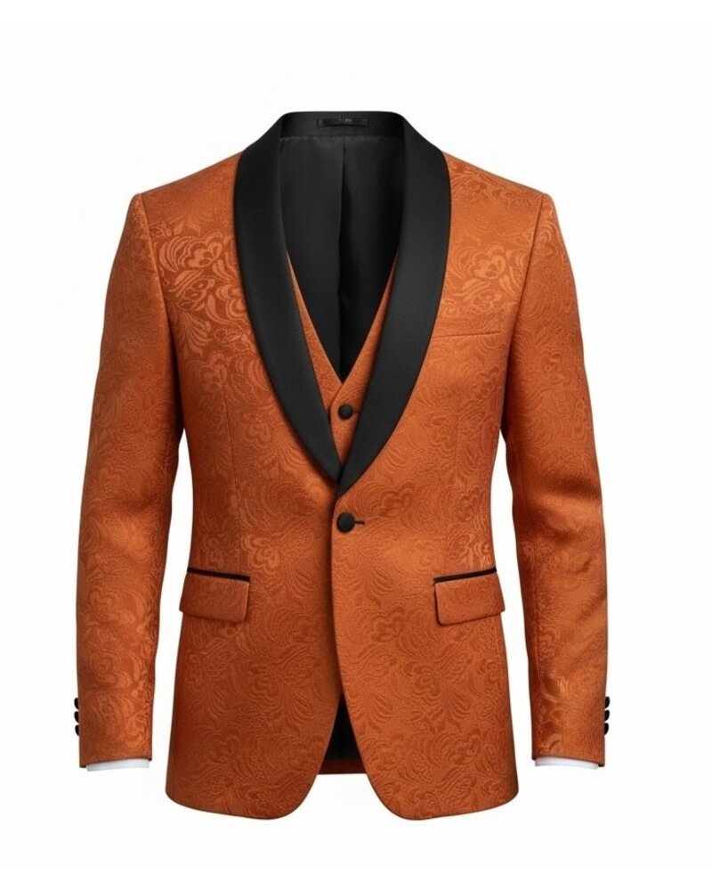 Vinci Jacquard Slim Fit Suit