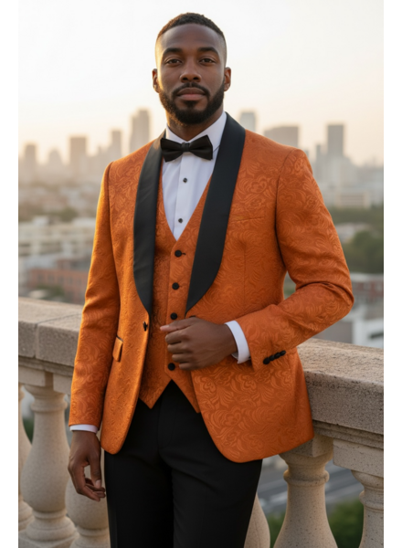 Vinci Jacquard Slim Fit Suit