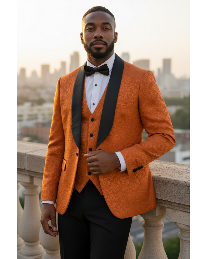 Vinci Jacquard Slim Fit Suit