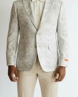 Tallia Tallia Floral Jacquard Blazer