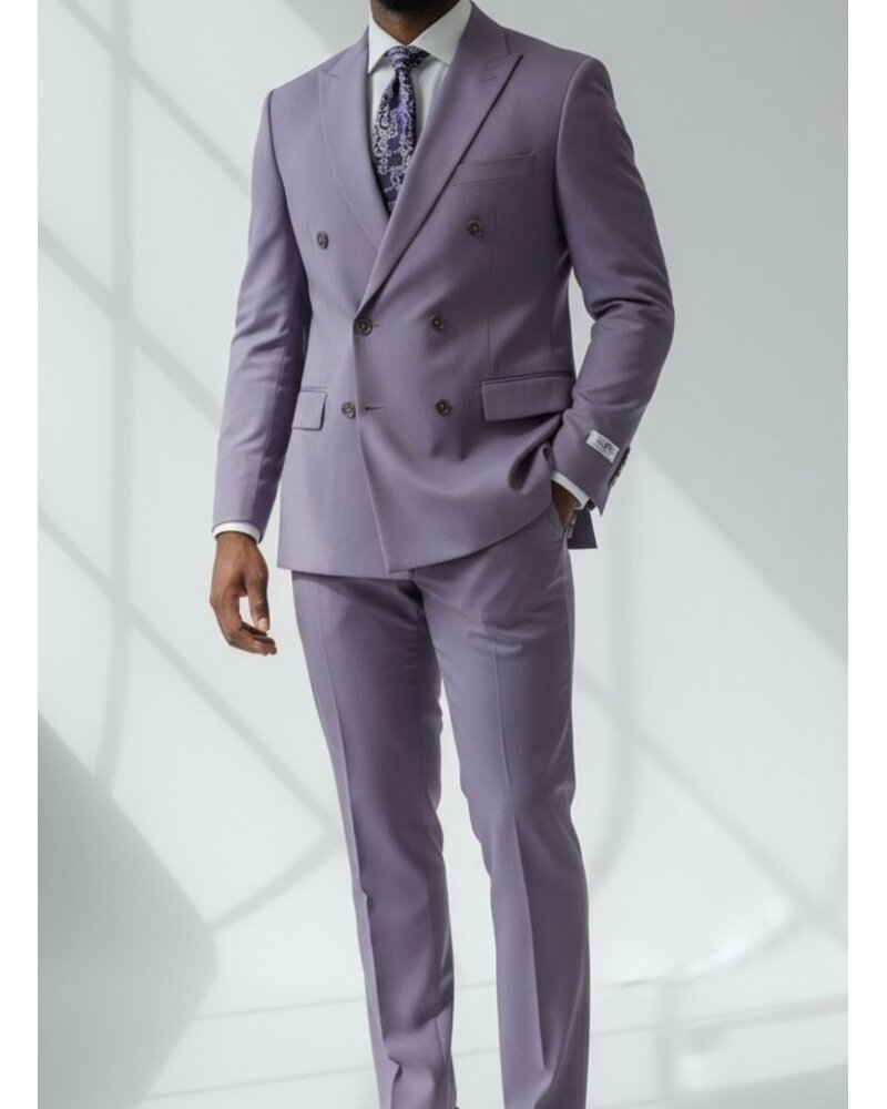 Tayion Tayion D/B Vested Suit (Solid)