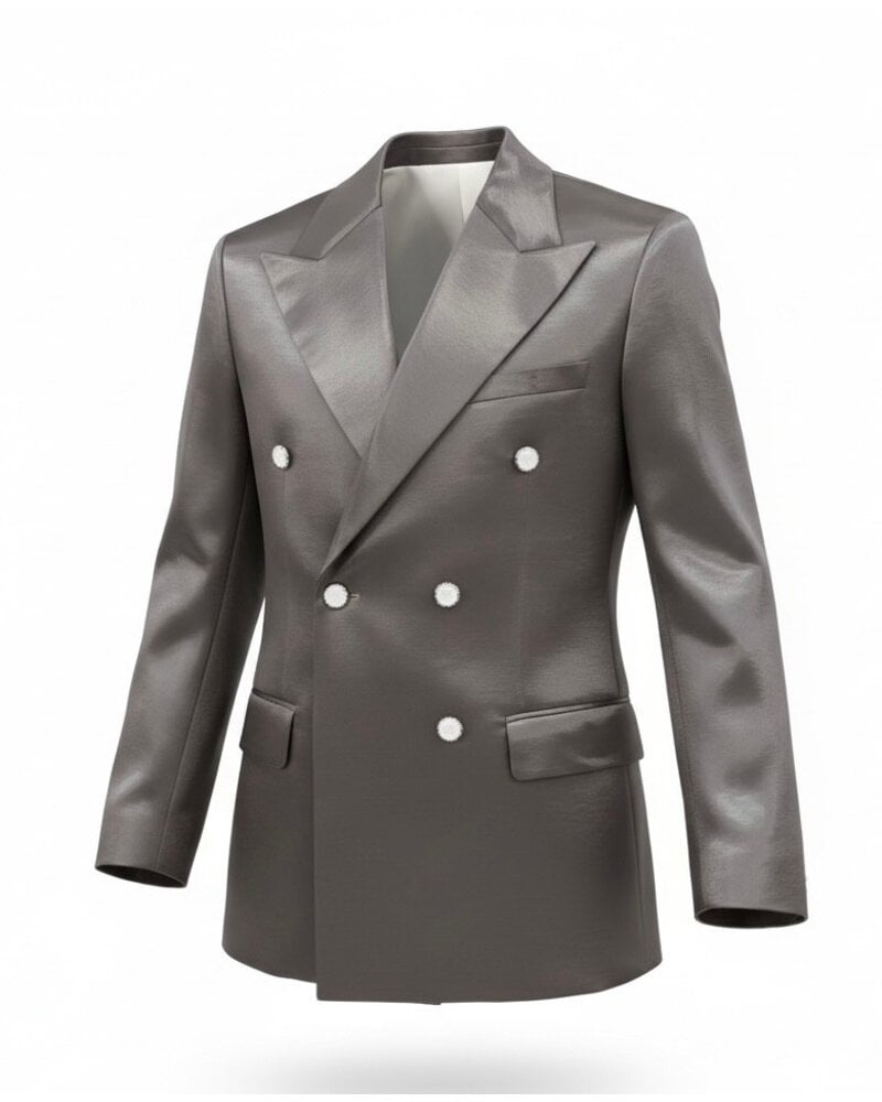 Biarelli D/B Satin Suit (Slim Fit)