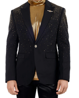 Barabas Barabas Rhinestone Blazer