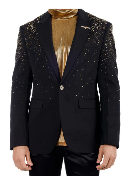 Barabas Barabas Rhinestone Blazer