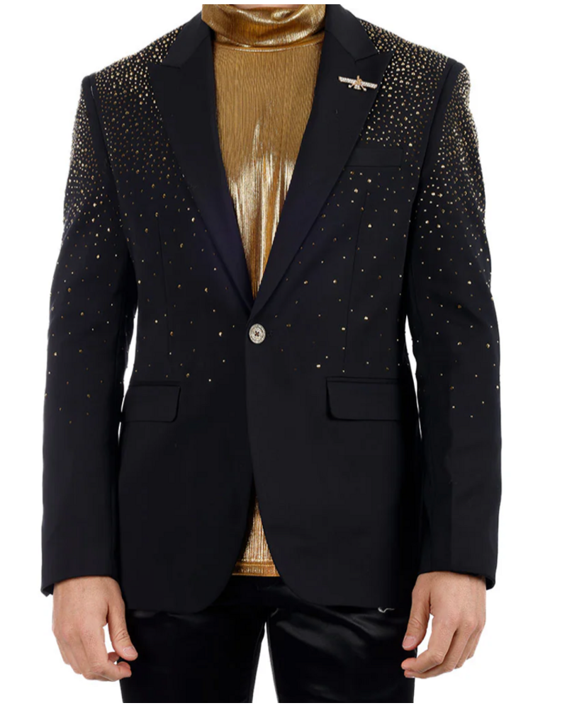 Barabas Barabas Rhinestone Blazer