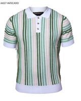 Prestige Prestige S/S Polo Towel Stripe Knit Shirt