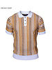 Prestige Prestige S/S Polo Towel Stripe Knit Shirt