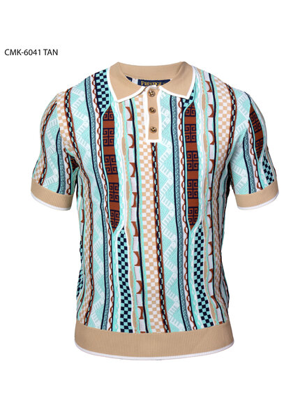 Prestige Prestige S/S Polo Coogi Knit Shirt