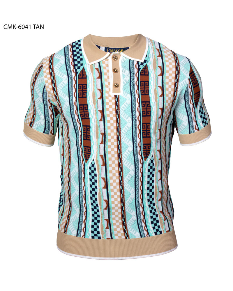 Prestige Prestige S/S Polo Coogi Knit Shirt