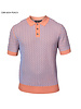 Prestige Prestige S/S Polo Chevron Stripe Knit Shirt