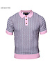 Prestige Prestige S/S Polo Chevron Stripe Knit Shirt