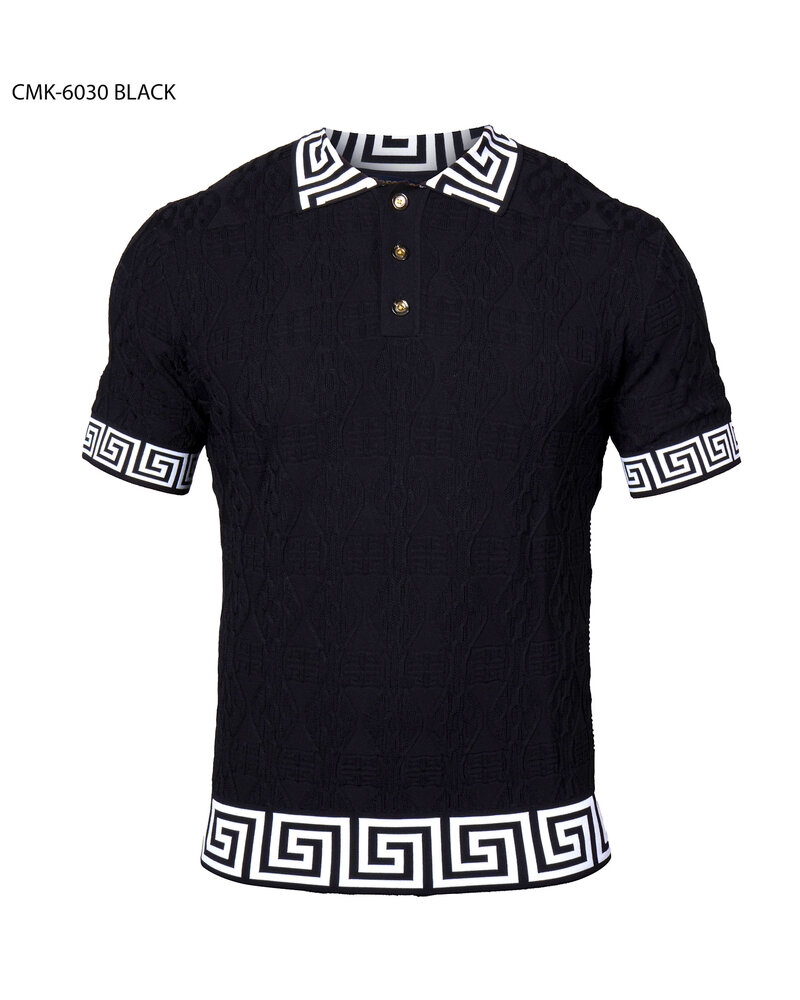 Prestige Prestige S/S Polo Greek Knit Shirt