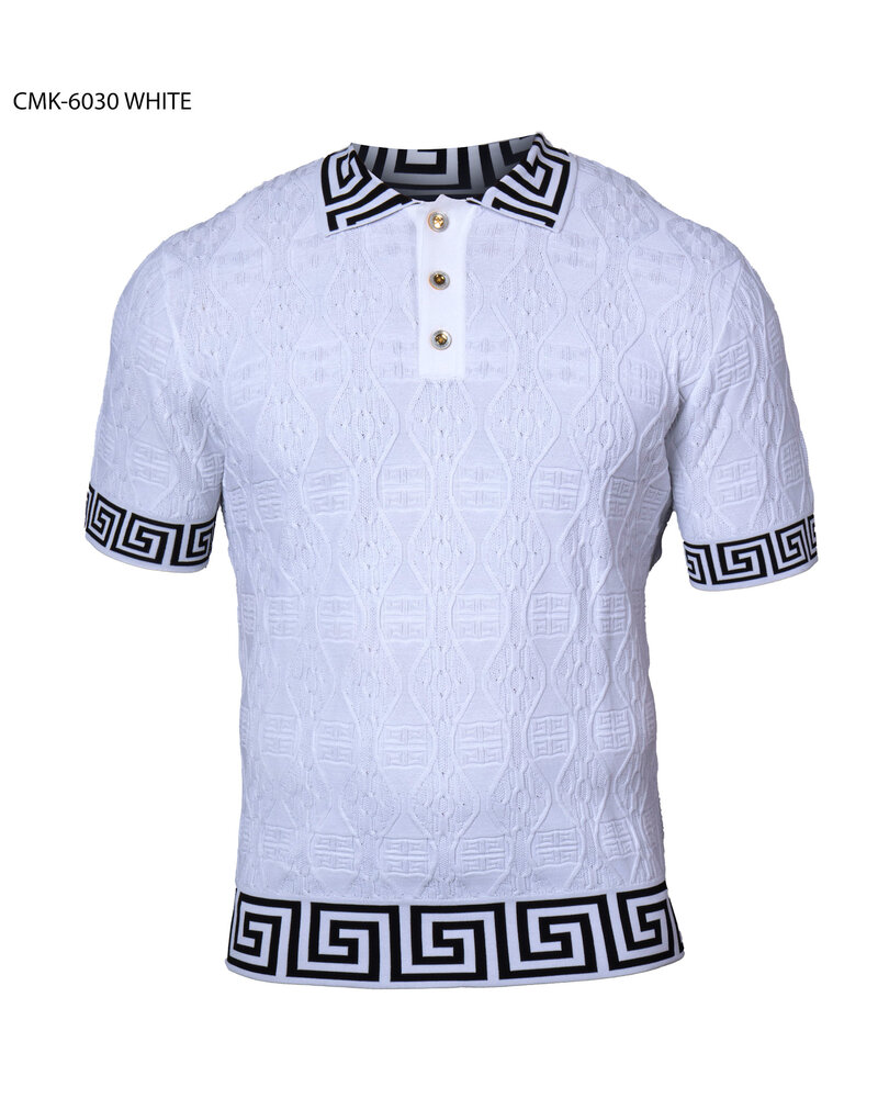 Prestige Prestige S/S Polo Greek Knit Shirt