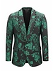 Manzini Manzini Floral Blazer W/Stone Lapel & Bow Tie