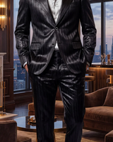 Barabas Barabas Alaric Satin Suit