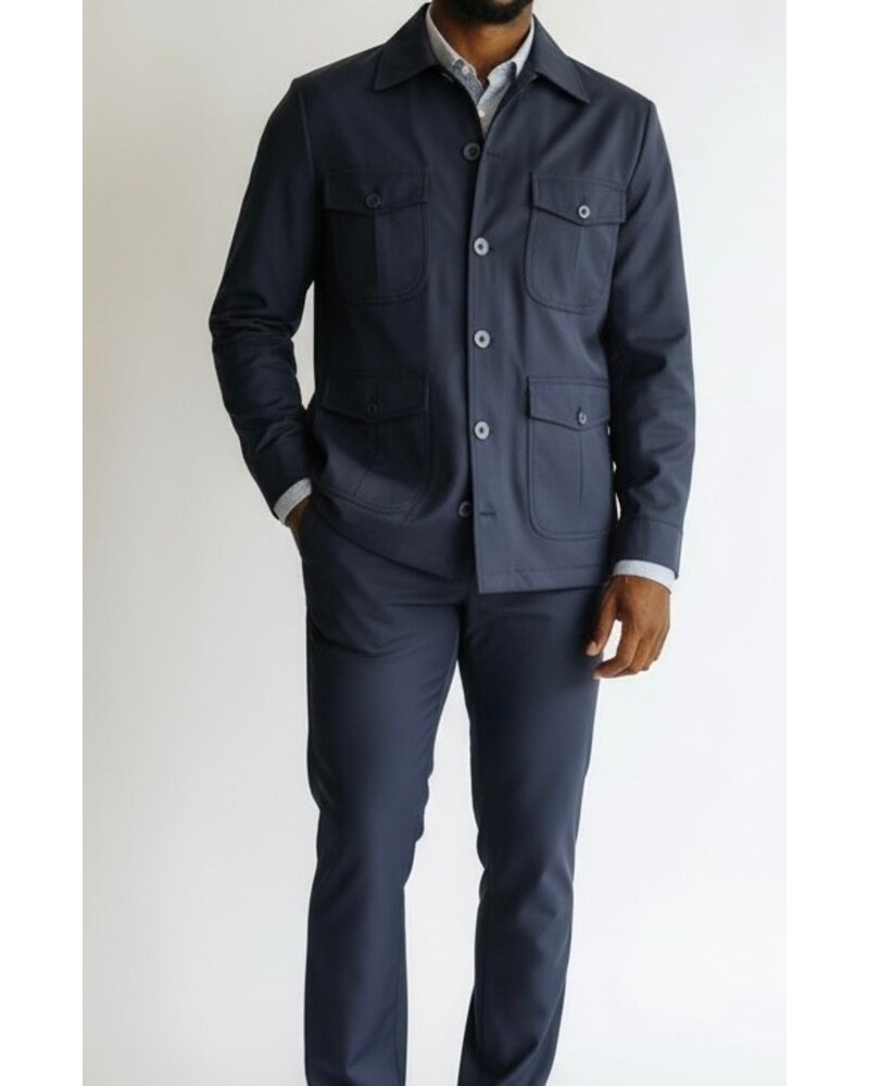 Tayion Tayion Gaberdine Safari Suit