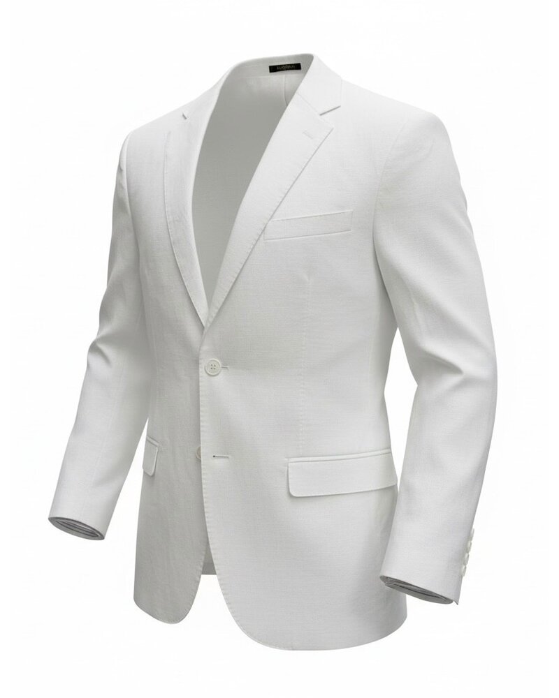 Vitali 2B Pic Stich Linen Suit