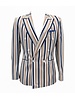 Canuti D/B Tri Tone Stripe  Linen Blazer