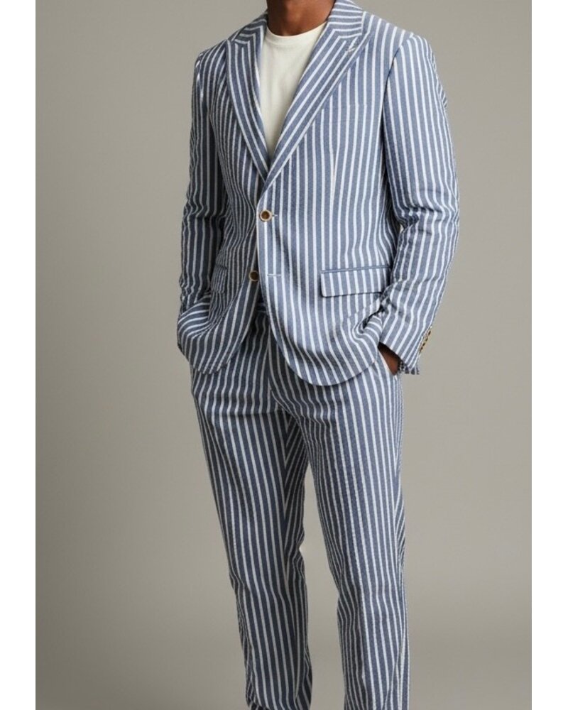Inserch Inserch Wide Stripe Seersucker Suit