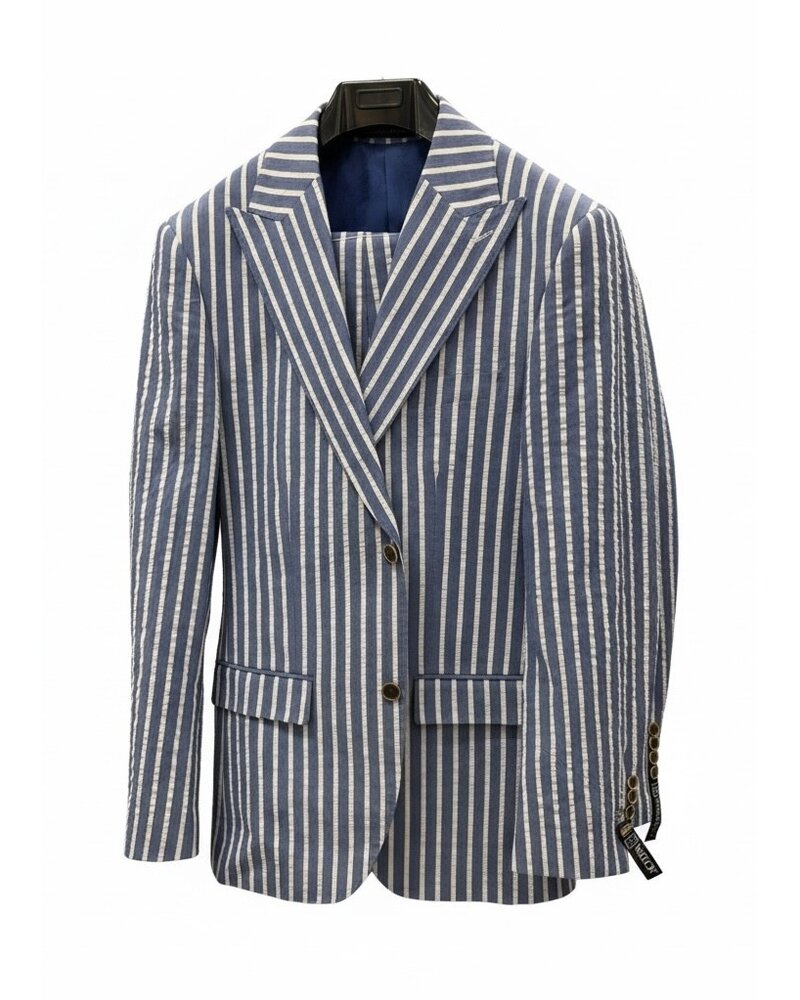 Inserch Inserch Wide Stripe Seersucker Suit