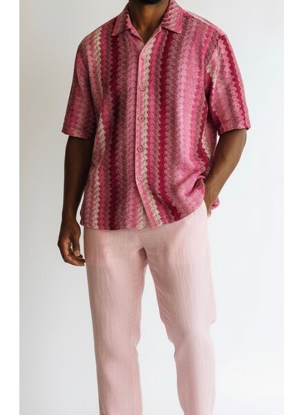 Lanzzino Lanzzino S/S Shell Lace Shirt