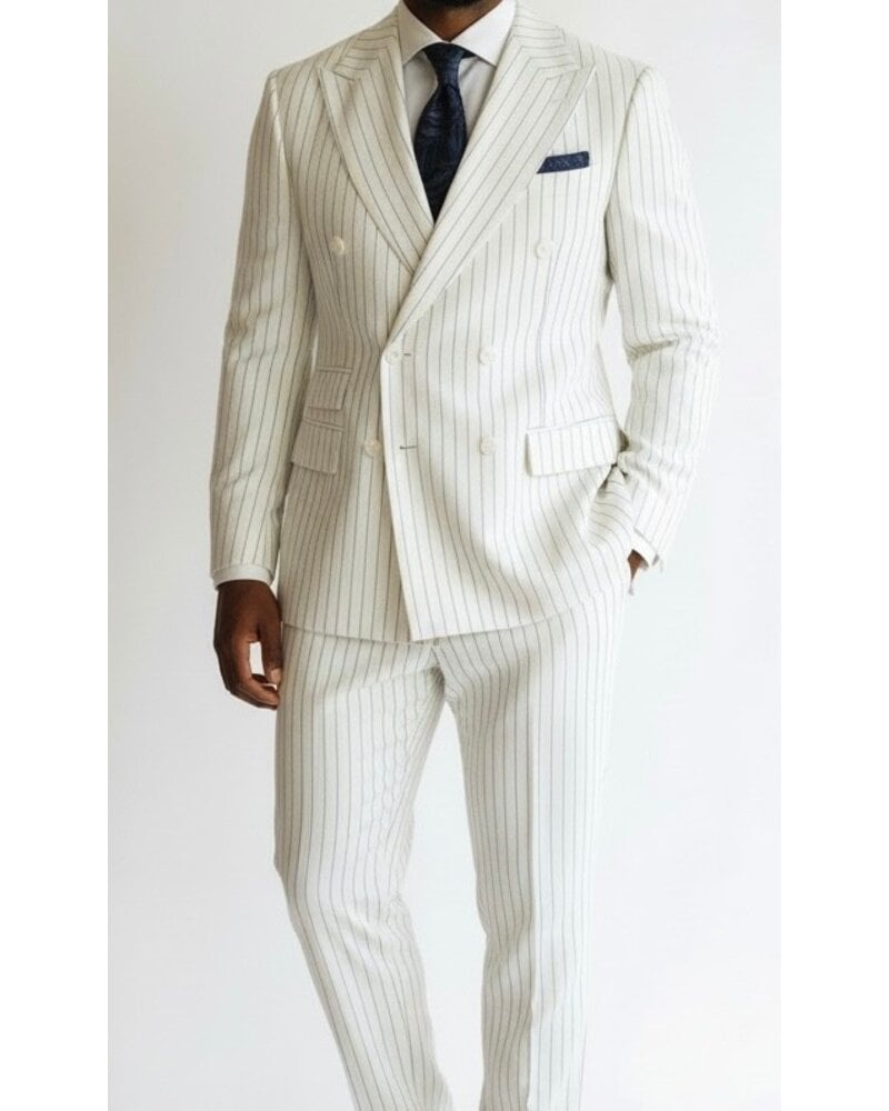 Canuti D/B Pinstripe Seersucker Suit