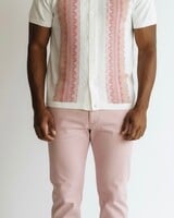 Silversilk Silversilk S/S Aztec Stripe Knit Set