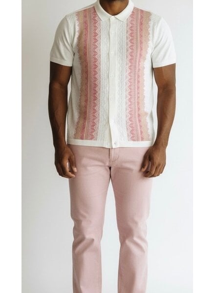 Silversilk Silversilk S/S Aztec Stripe Knit Set