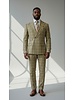 Buckle Strap Window Pane Suit