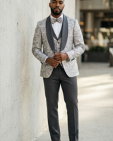 Shawl Lapel Paisley Tuxedo