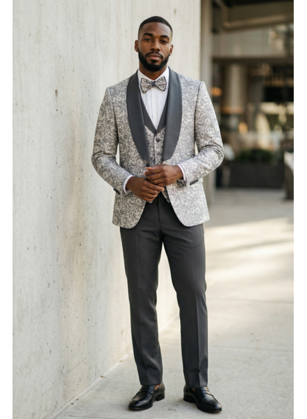 Shawl Lapel Paisley Tuxedo
