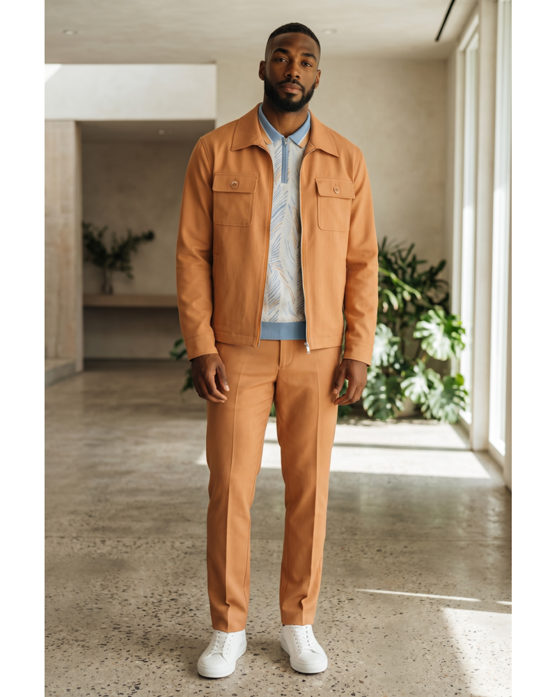 Robert Lewis RL Zip Up Jacket & Pant Set