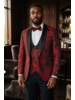 Tazio Tazio Shawl Lapel Floral Tuxedo