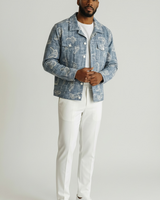 Cigar Cigar Embroidery Trucker Denim Set