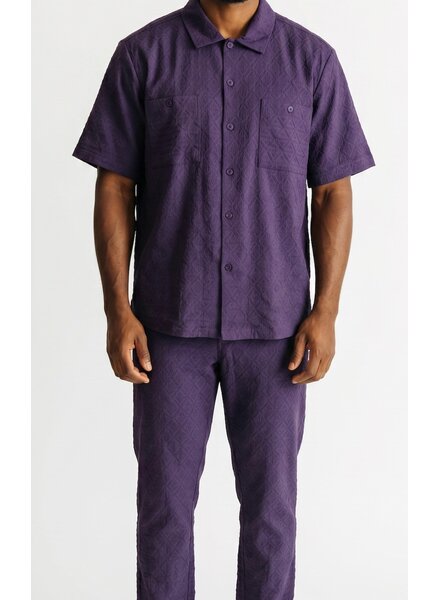 Robert Lewis RL S/S Crinkle Shirt & Pant Set