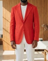 Cigar Cigar 2B Linen Blazer