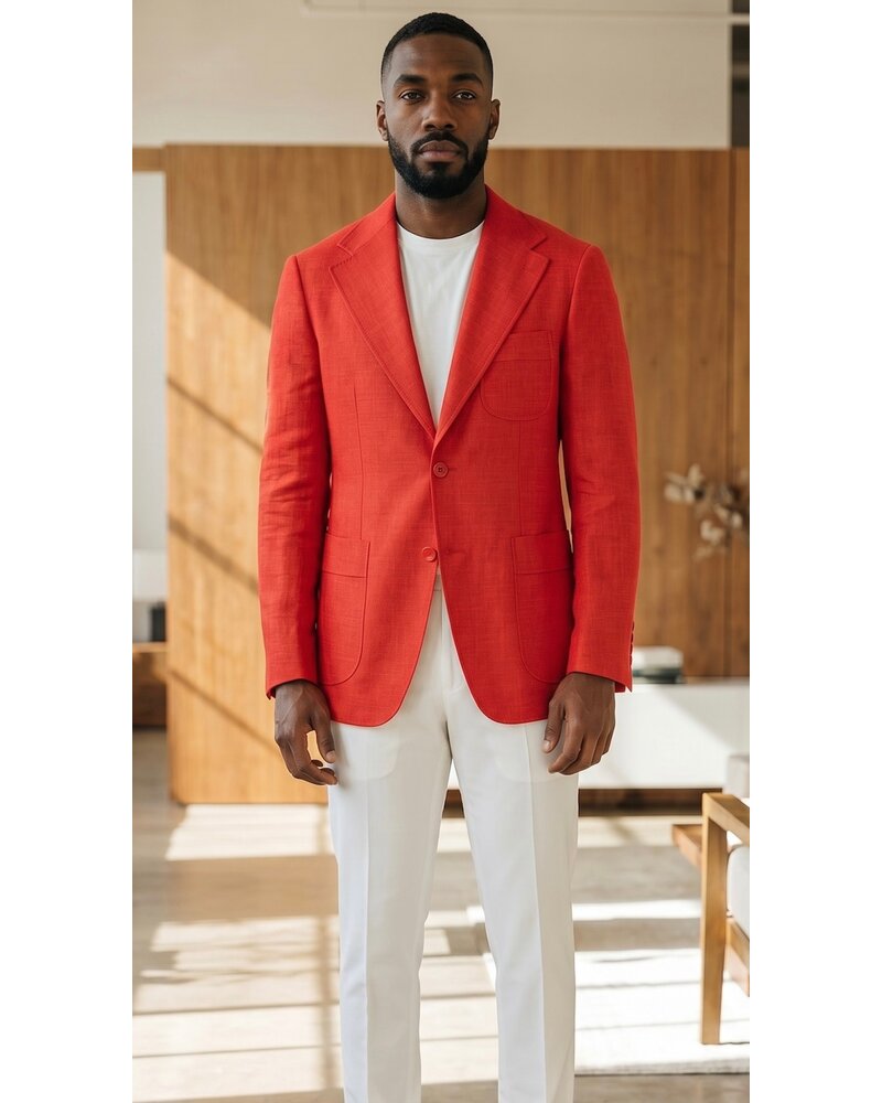 Cigar Cigar 2B Linen Blazer