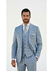 Tiglio Tiglio Gaberdine Window Paine Vested Suit (Bardolino)