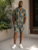 Stacy Adams SA S/S Lace Print Short Set