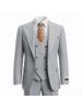 Tiglio Tiglio Gaberdine Plaid Vested Suit (Orvietto)